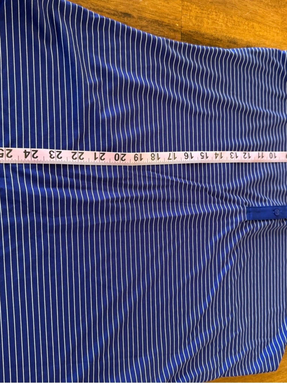 Women’s Under Armor polo Blue Striped Tank Top - Large - Picture 2 of 5